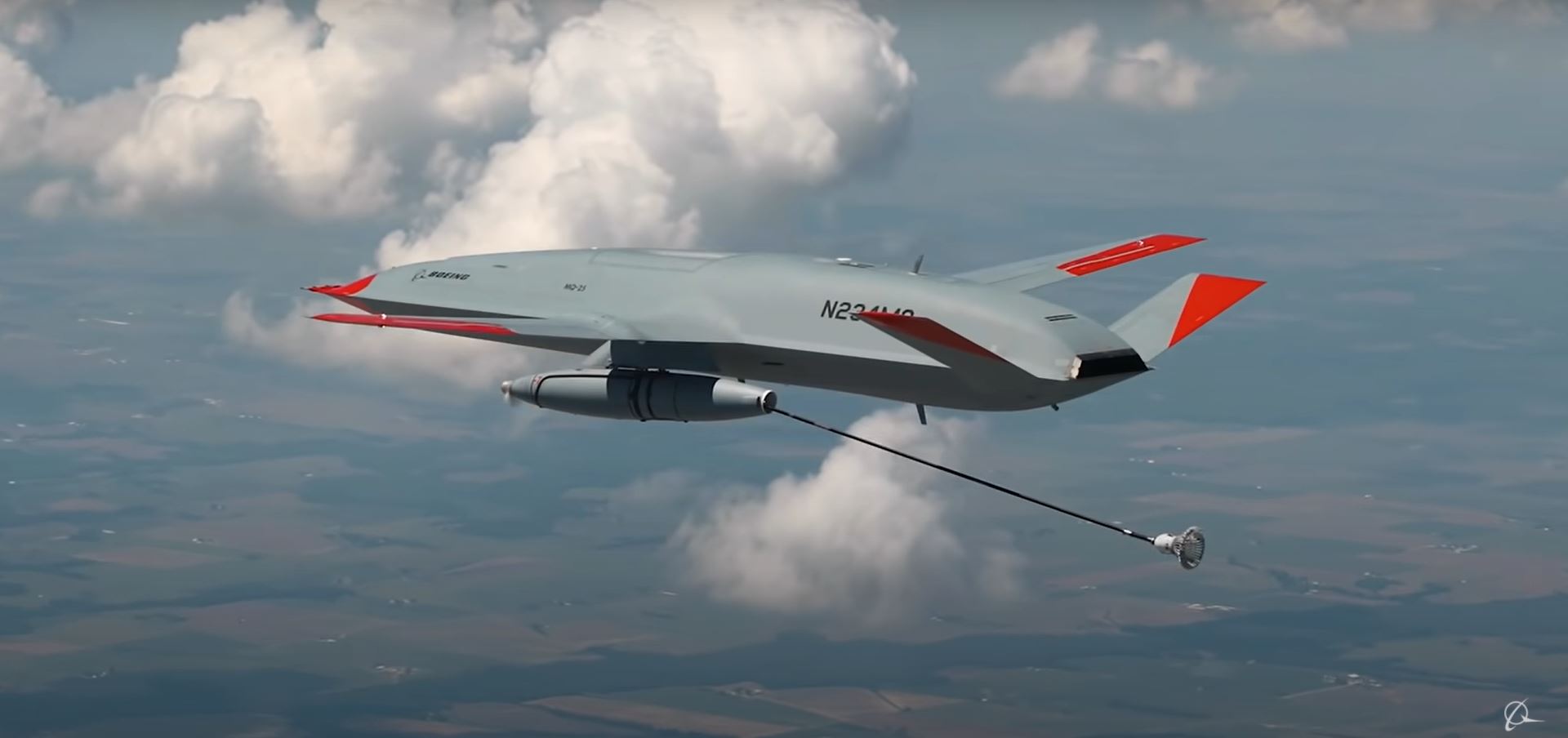 First Successful Air-To-Air Refueling Of FA-18 Fighter By A MQ-25 Drone-7
