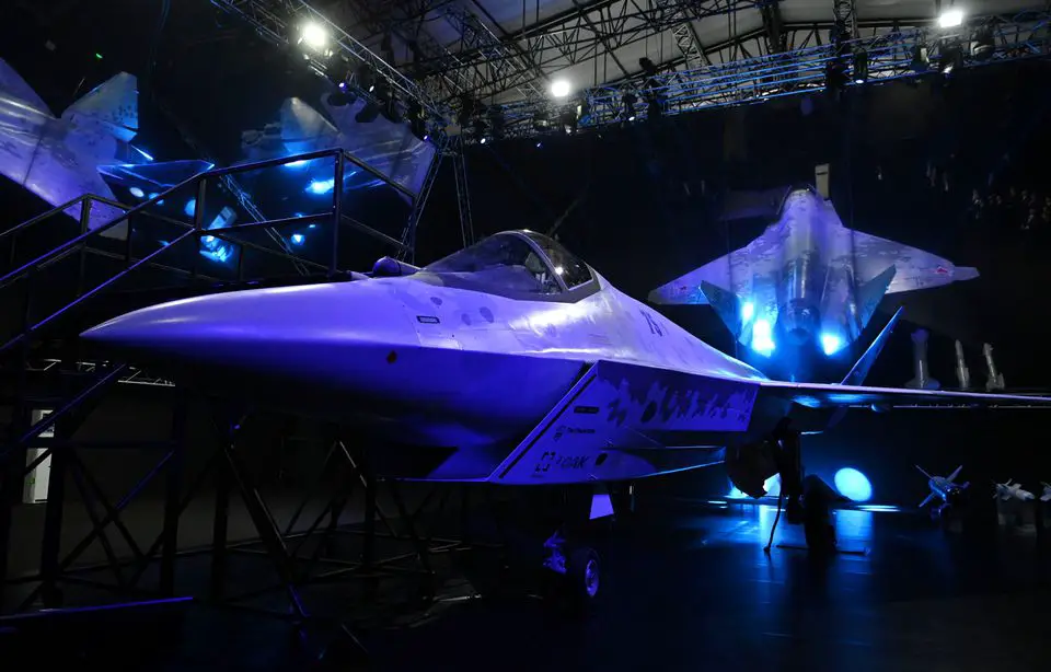 New Sukhoi fifth-generation stealth fighter at MAKS air show-2