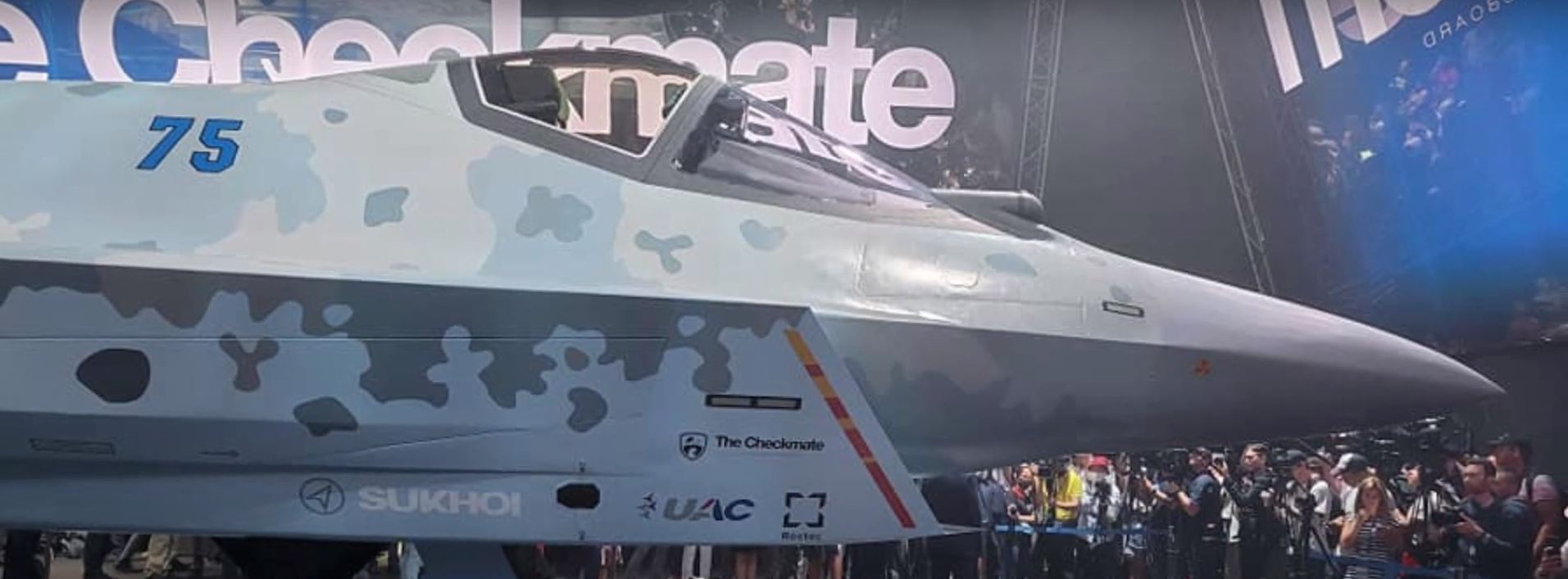 New Sukhoi fifth-generation stealth fighter at MAKS air show-4