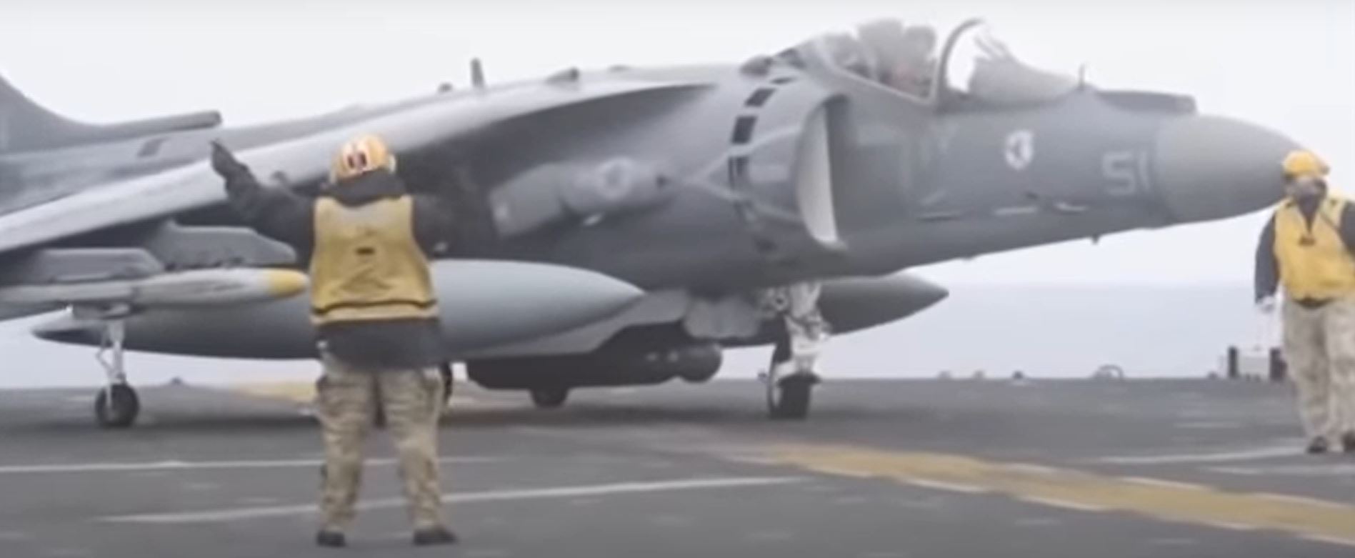 Meet Captain Mahoney, Who Landed A Harrier Precisely On A Stool 1