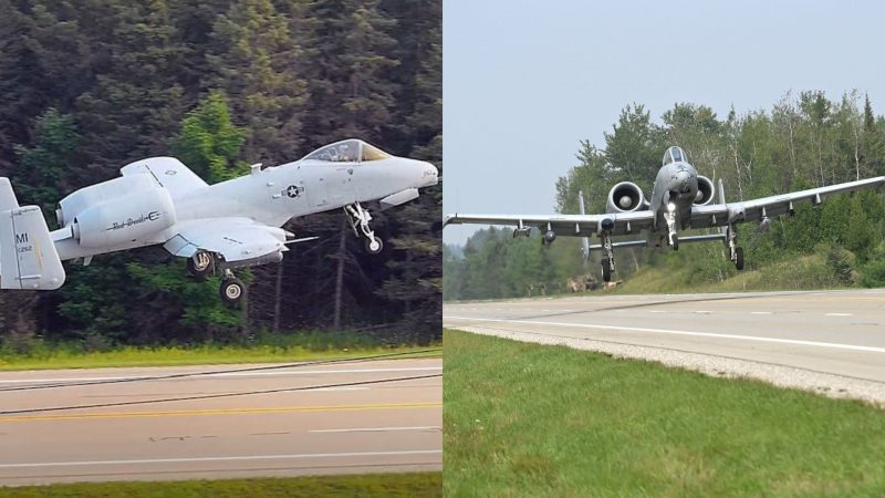 Watch: How A-10 Thunderbolt II Use A Highway As A Runway