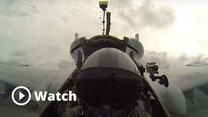 Watch 1 Minute Of 2500 Rounds Launching From An A-10 Warthog