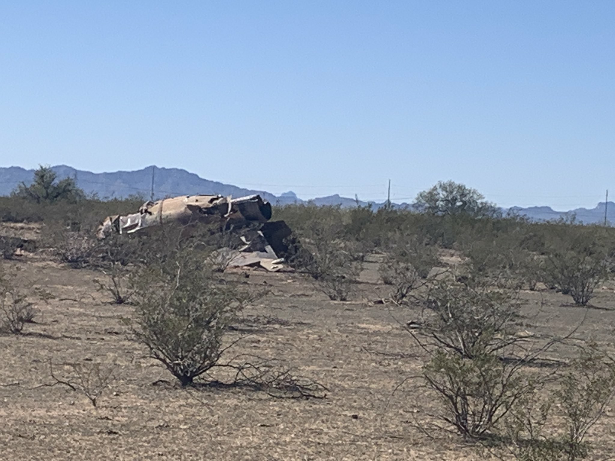 Mirage F1 Used For Training Pilots For Dogfights Crash Near Arizona