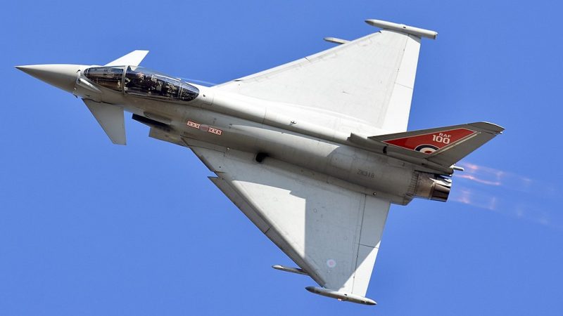 British Typhoon Fighters Intercept 4 Russian Military Aircraft