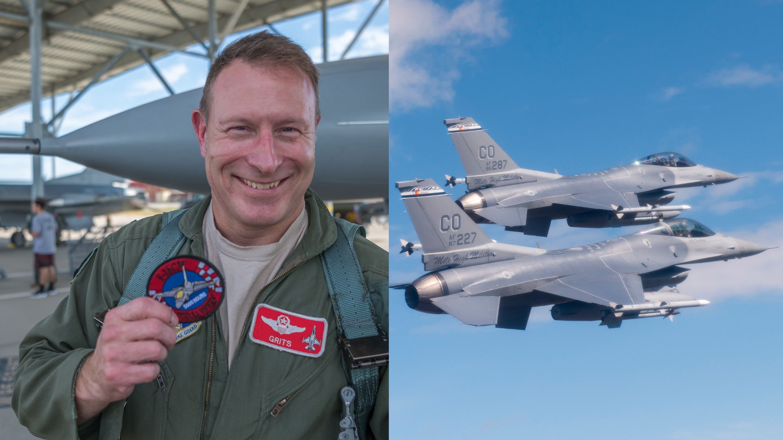 One of the F-16 pilots in the Oklahoma Air National Guard’s has reached the extraordinary milestone of 5,000 flight hours