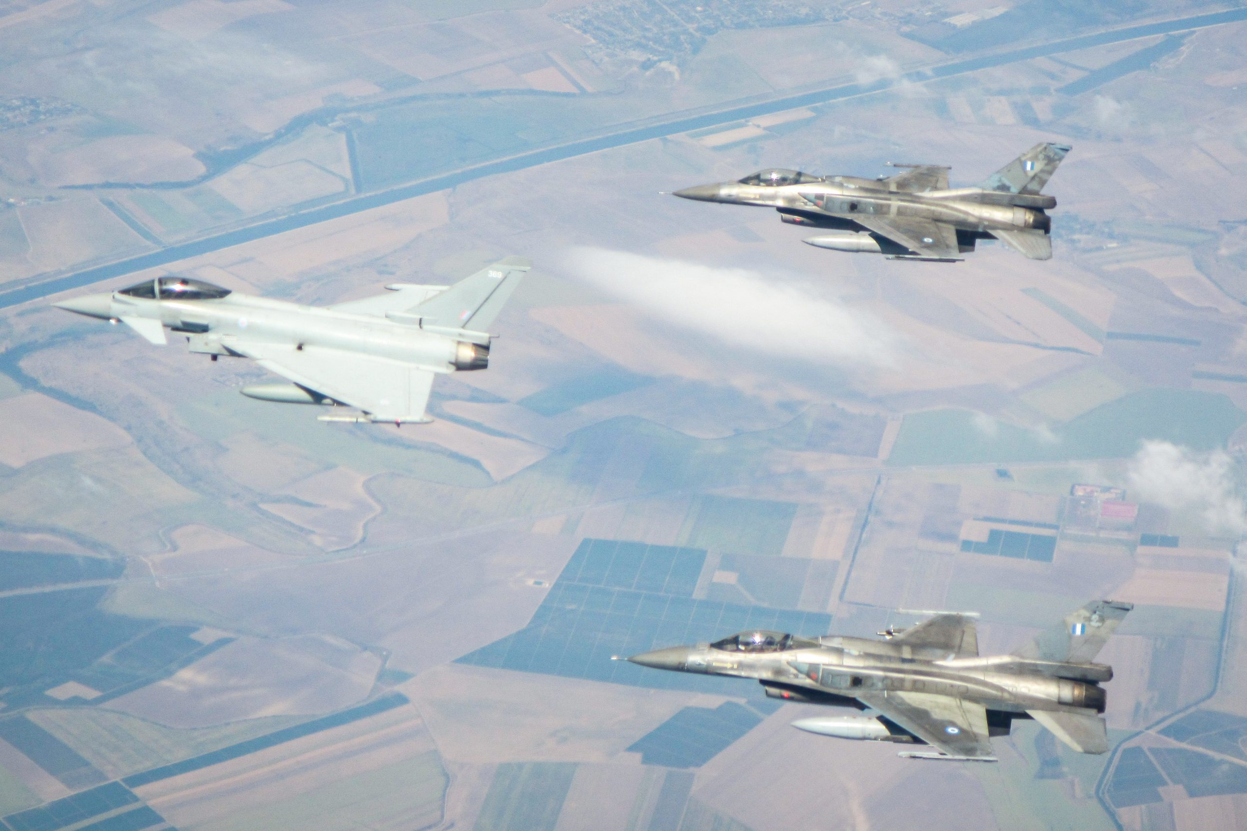 When British Fighter Jets Go “Against” Greek Fighters