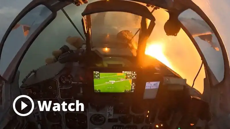 Watch: Cockpit Footage Of Ukrainian MiG-29 Firing Its First US-Shipped Anti-Radar Missile