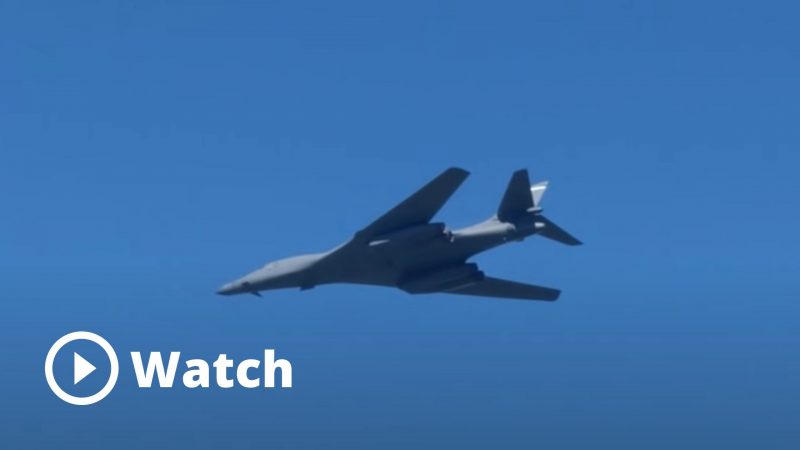 Watch: B-1B Lancer Doing A Mind Blowing High-Speed Low Pass