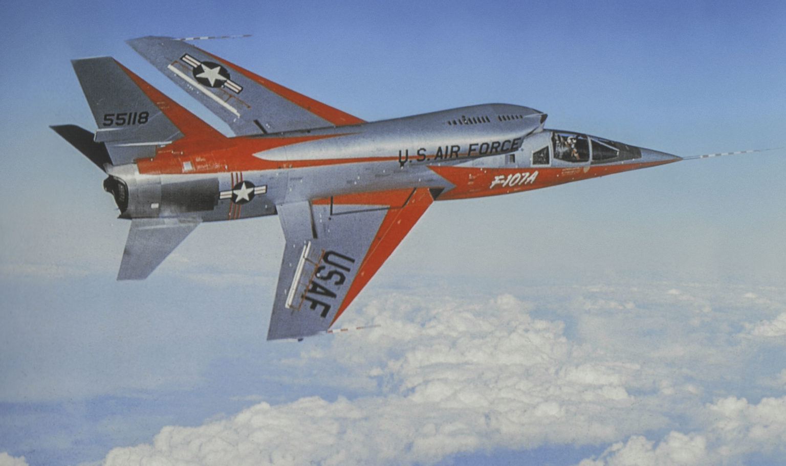 The Weird Looking Tactical Fighter/Bomber – F-107A